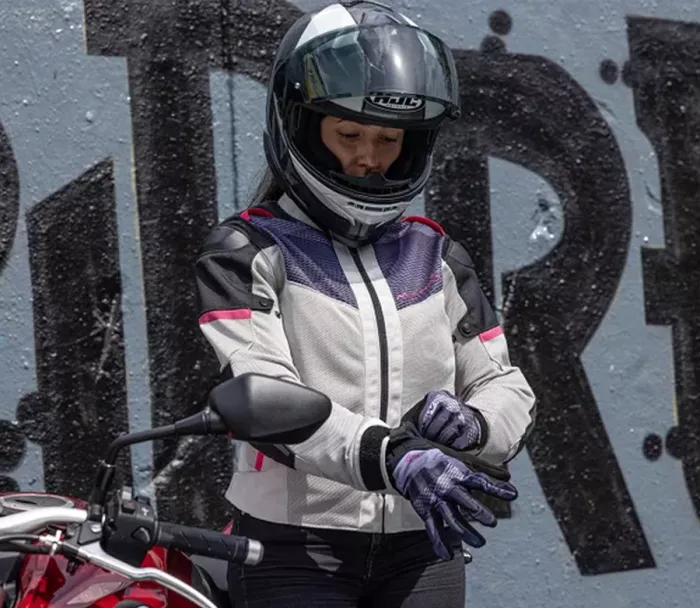 Dámská bunda Macna Orcano 2.0 light grey/black/pink