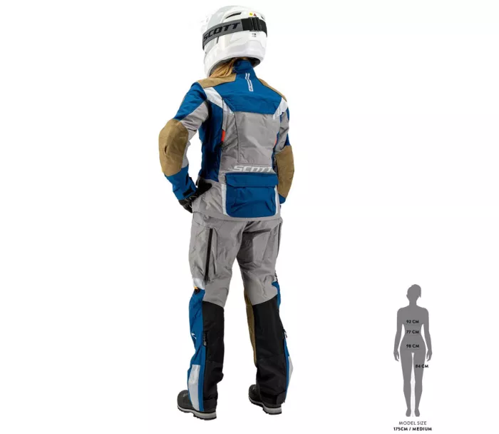 Dámské kalhoty SCOTT Dualraid Dryo blue/titanium grey