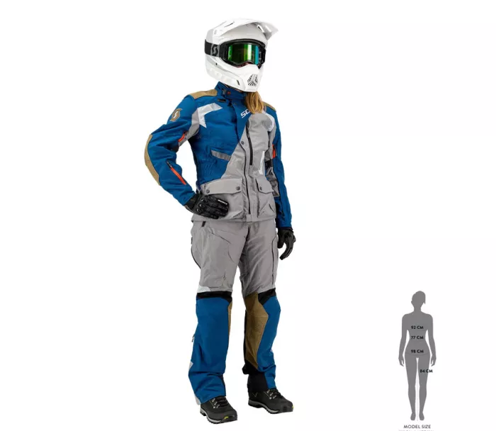 Dámské kalhoty SCOTT Dualraid Dryo blue/titanium grey