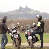 Kevlarové džíny na motorku Trilobite 661 Parado dark blue SLIM