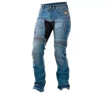 Dámské džíny na motorku Trilobite 661 Parado blue (prodloužená délka)