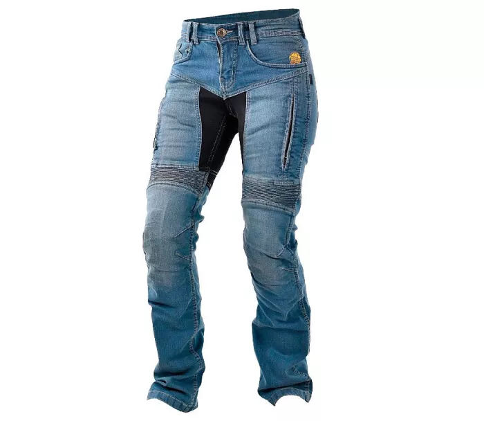 Dámské džíny na motorku Trilobite 661 Parado blue (prodloužená délka)