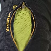 Kevlarové džíny na moto Trilobite 661 Parado black SLIM (prodloužené)