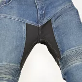 Kevlarové džíny na moto Trilobite 661 Parado blue SLIM (prodloužené)