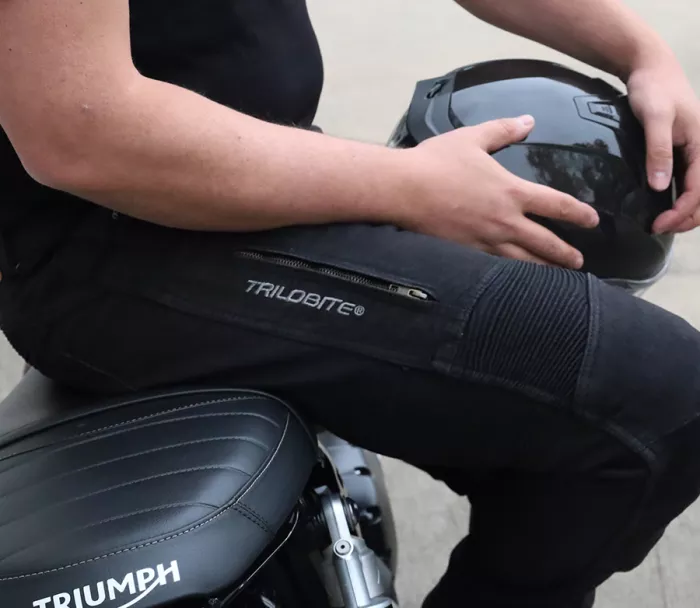 Pánské džíny Trilobite Parado doublelayer AAAA slim fit black level 2