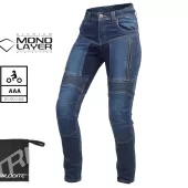 Dámské moto džíny Trilobite Parado monolayer AAA slim fit blue (Prodloužené)