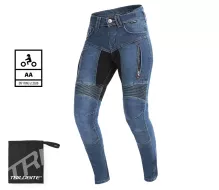 Dámské džíny na moto Trilobite 661 Parado skinny fit blue level 2