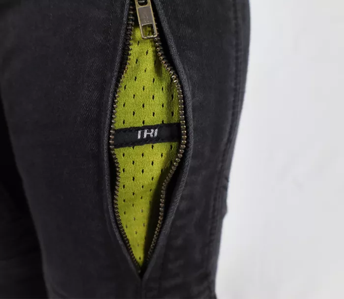 Dámské kalhoty Trilobite Parado doublelayer AAA skinny fit black level 2