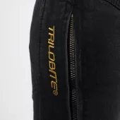 Pánské džíny na moto Trilobite Parado doublelayer AAA skinny fit black level 2