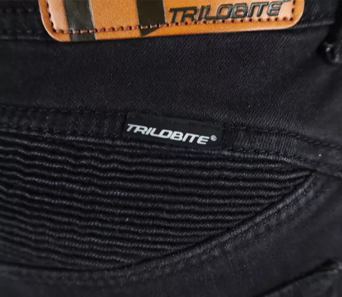 Dámské džíny Trilobite Parado doublelayer AAA regular fit black level 2 (Prodloužené)