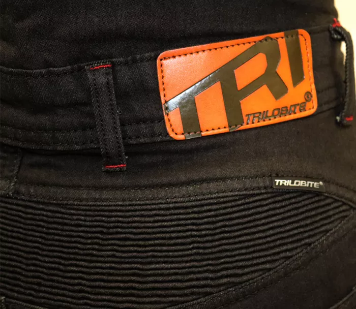 Dámské kalhoty na moto Trilobite Parado monolayer AAA slim fit jeans black