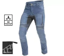 Pánské džíny na moto Trilobite 661 Parado skinny fit blue level 2