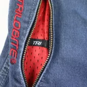 Pánské kalhoty na moto Trilobite Parado monolayer AAA slim fit blue (Zkrácené)