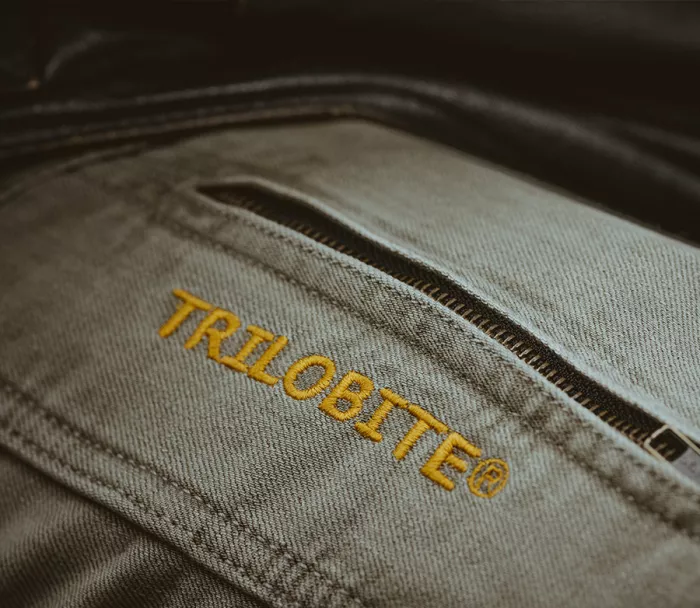 Kevlarové džíny na motorku Trilobite 661 Parado light grey SLIM