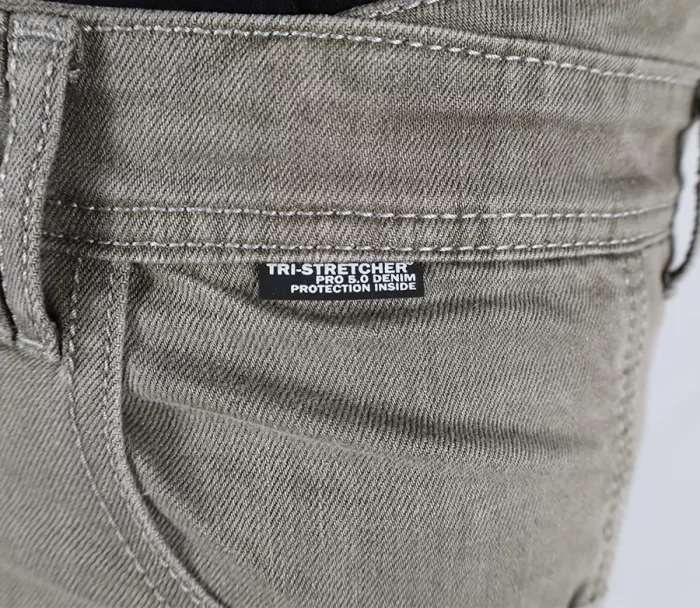 Pánské kalhoty Trilobite Parado doublelayer AAA slim fit light grey level 2 (Prodloužené)