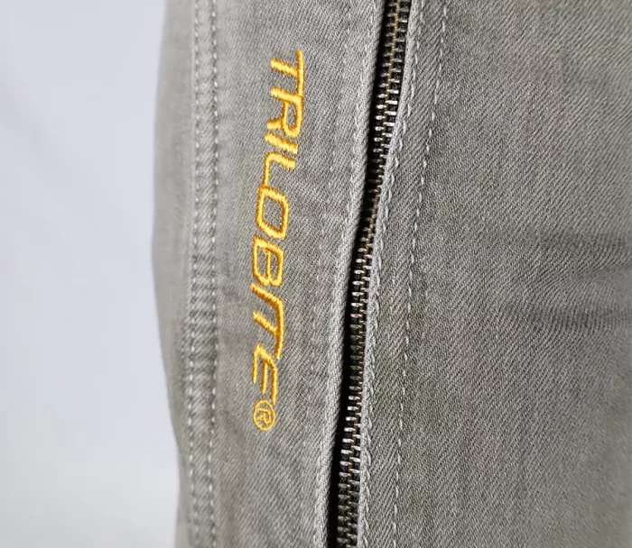 Pánské kalhoty Trilobite Parado doublelayer AAA slim fit light grey level 2 (Prodloužené)