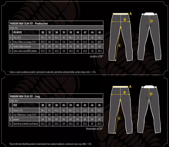 Kevlarové džíny na moto Trilobite 661 Parado black SLIM (prodloužené)