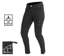 Dámské motocyklové džíny Trilobite 661 Parado skinny fit black level 2 (Prodloužené)