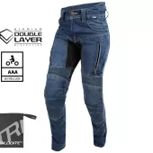 Dámské kalhoty Trilobite Parado doublelayer AAA slim fit jeans blue level 2 (Prodloužené)