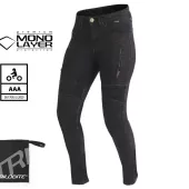 Dámské kalhoty na moto Trilobite Parado monolayer AAA slim fit jeans black