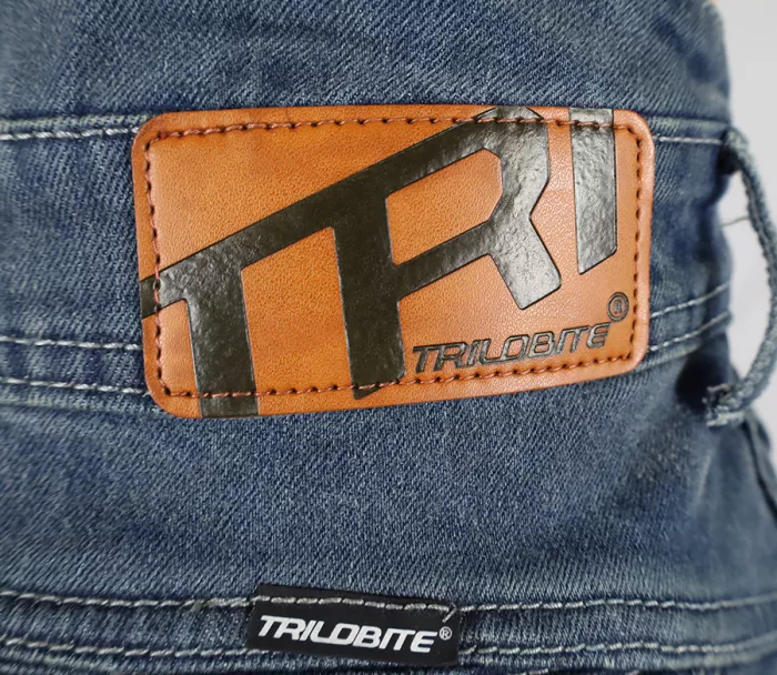 Dámské kalhoty Trilobite Parado doublelayer AAA slim fit jeans blue level 2 (Prodloužené)