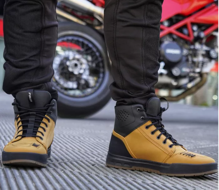 Pánské tenisky na moto Falco Patrol 2 camel brown