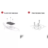 Upevňovací systém Shad X023PS Pin system BMW