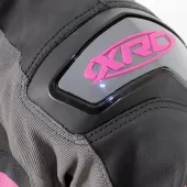 Dámská bunda XRC Moos ladies leather jacket blk/pink/grey