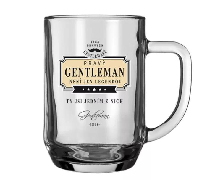 Pivní sklenice Gentleman legenda
