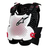 Chránič hrudi a zad 2025 Alpinestars A-4 Plasma black/red/white