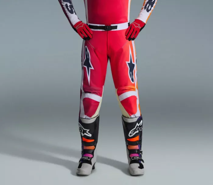 Motokrosové kalhoty 2026 Alpinestars Racer Portl red/grey