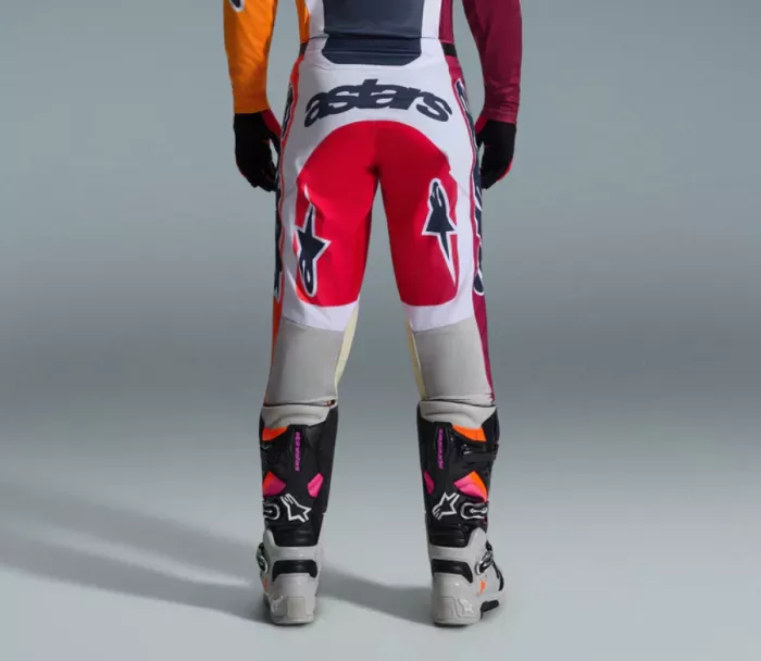 Motokrosové kalhoty 2026 Alpinestars Racer Portl red/grey