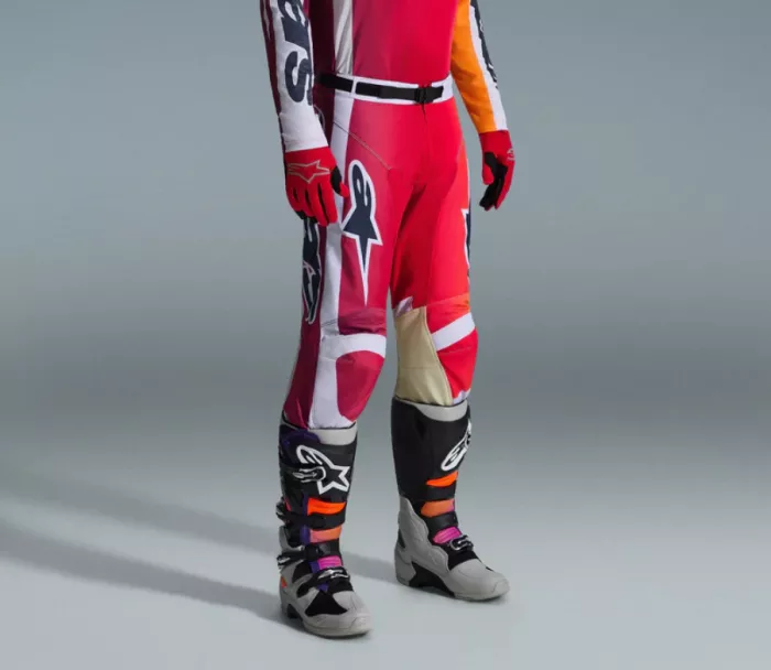 Motokrosové kalhoty 2026 Alpinestars Racer Portl red/grey