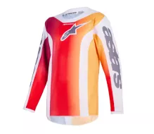 Dětský MX dres 2026 Alpinestars Fluid Portl red/grey