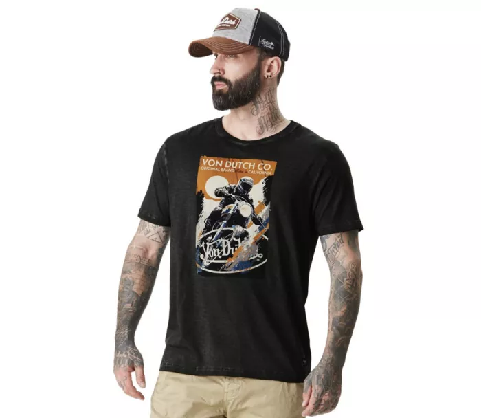 Pánské tričko Von Dutch Poster black
