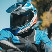 Adventure helma NEXX Y.Travl Primal blue/red