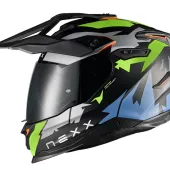 Helma na moto NEXX Y.Travl Primal neon/black MT