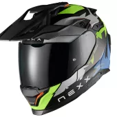 Helma na moto NEXX Y.Travl Primal neon/black MT