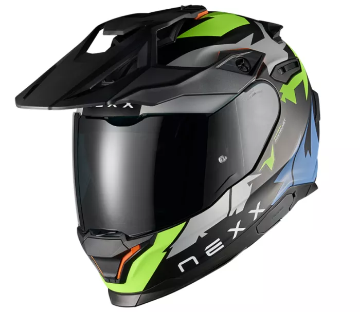 Helma na moto NEXX Y.Travl Primal neon/black MT