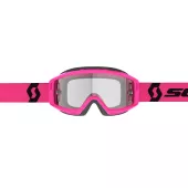 Motokrosové brýle SCOTT Primal clear pink/black clear works