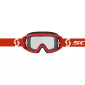 Motokrosové brýle SCOTT Primal clear red/white clear works