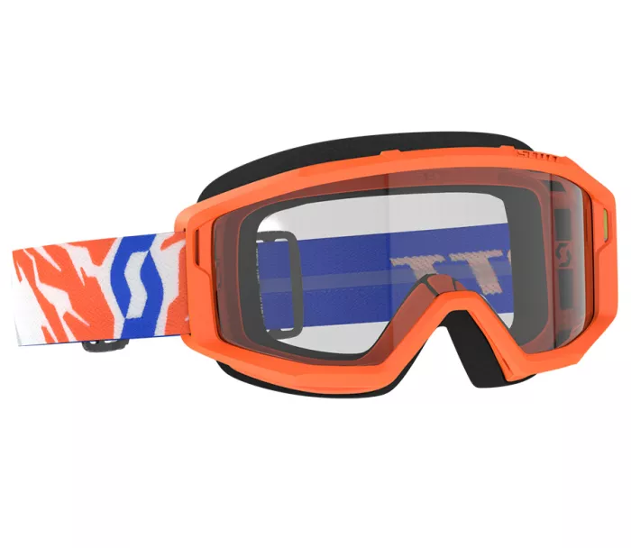 Dětské motokrosové brýle SCOTT Primal youth orange clear