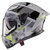 Helma na moto Caberg Drift Evo II Prism grey/black/yellow fluo