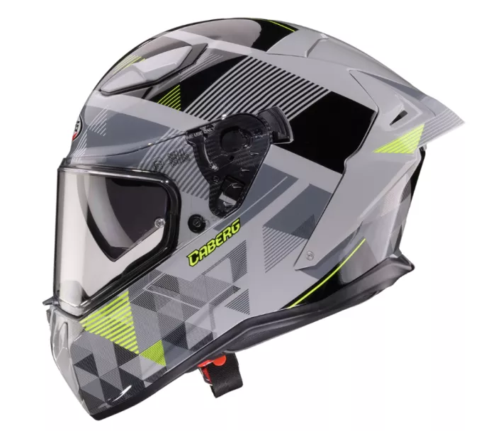 Helma na moto Caberg Drift Evo II Prism grey/black/yellow fluo