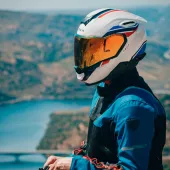 Integrální helma NEXX X.TR Quanta white/blue