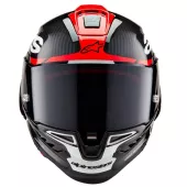 Integrální helma 2024 Alpinestars Supertech R10 Element black/carbon bright red/white gloss