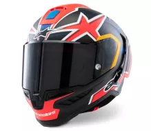 Integrální helma 2025 Alpinestars Supertech R10 Miller carbon/red matt