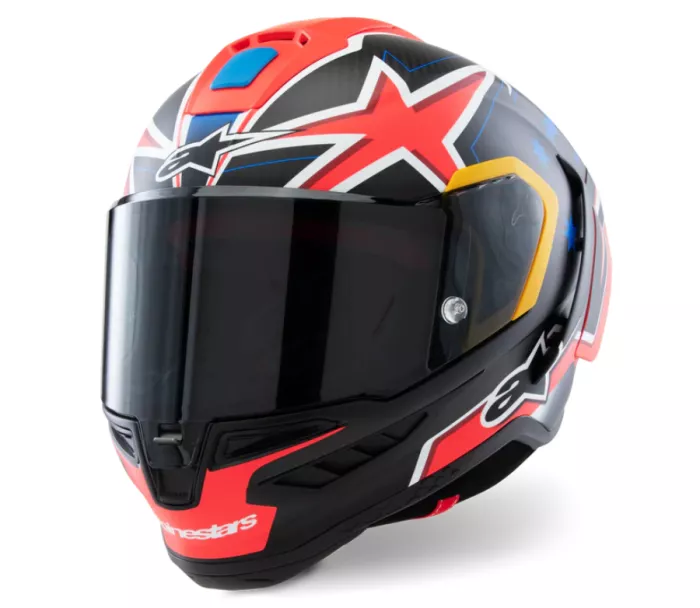 Integrální helma 2025 Alpinestars Supertech R10 Miller carbon/red matt