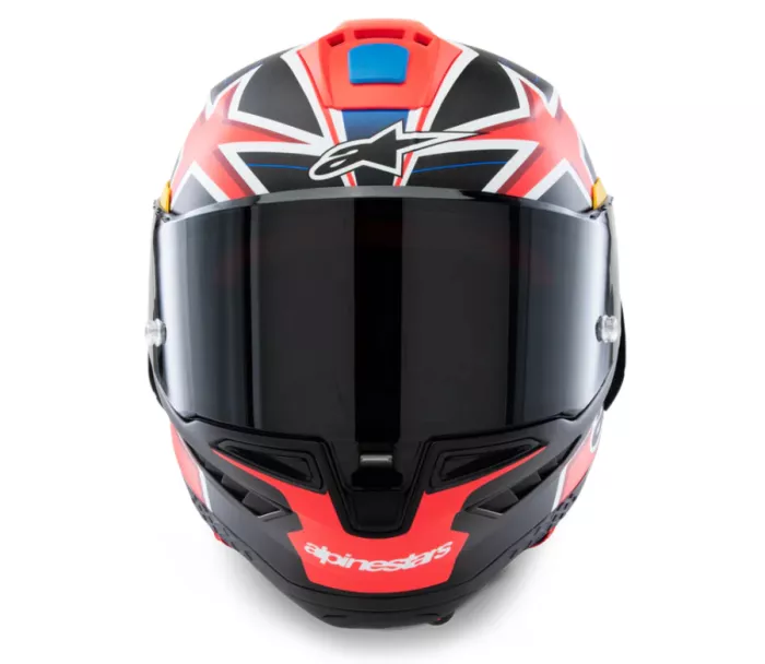 Integrální helma 2025 Alpinestars Supertech R10 Miller carbon/red matt