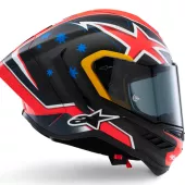Integrální helma 2025 Alpinestars Supertech R10 Miller carbon/red matt